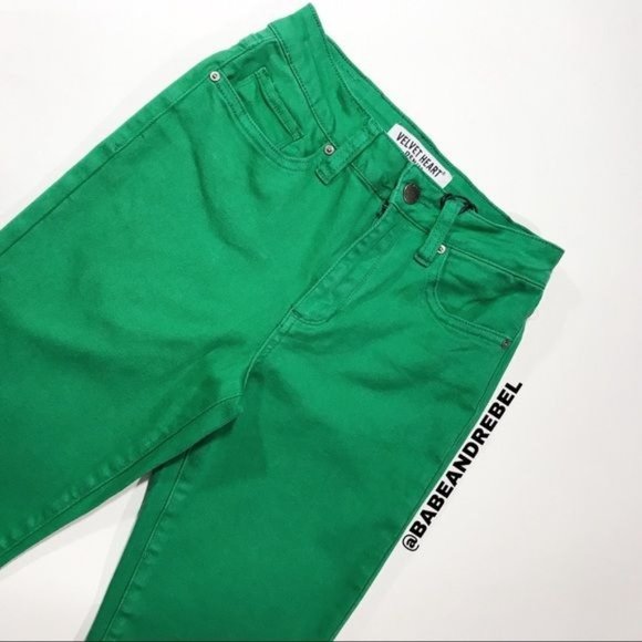 Velvet Heart Mid Rise Stretch Skinny Jeans Size 26 - Picture 3 of 6